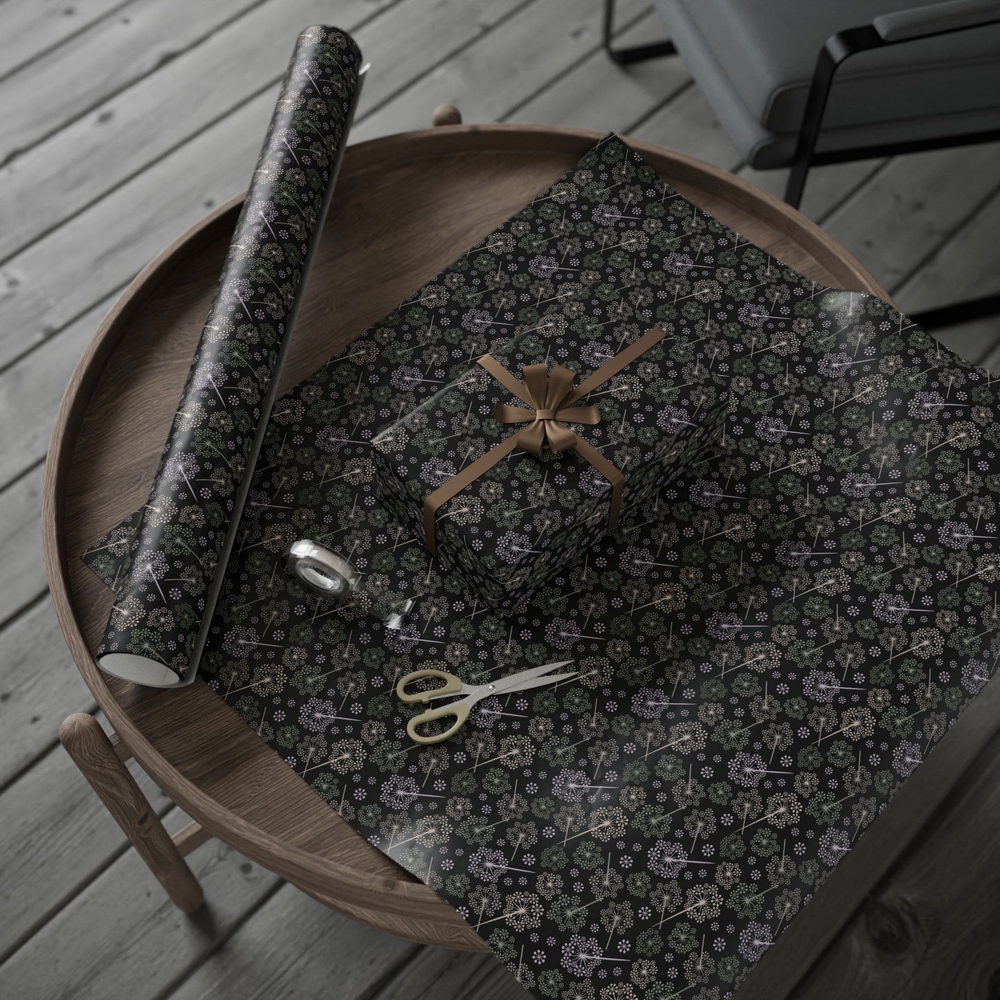 Dandelion Nightfall Wrapping Paper