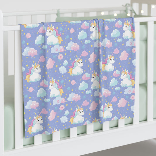Sleepy Sky Unicorns Swaddle Blanket