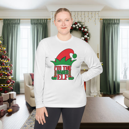 I'm The Boss Elf Adult Long Sleeve Tee