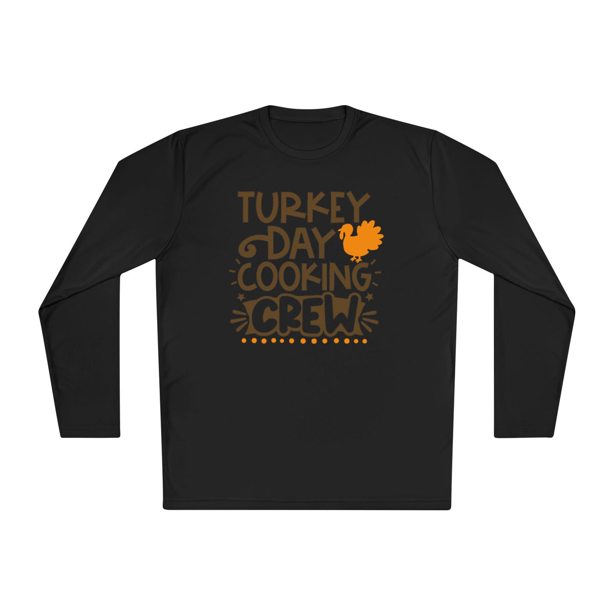 Turkey Day Cooking Crew Adult Long Sleeve Tee