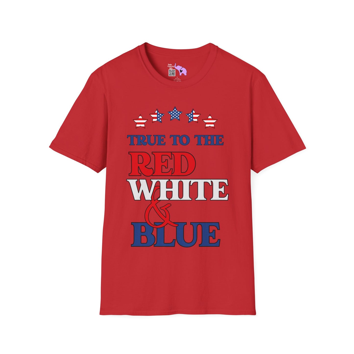 True To The Red White & Blue Adult T-shirt