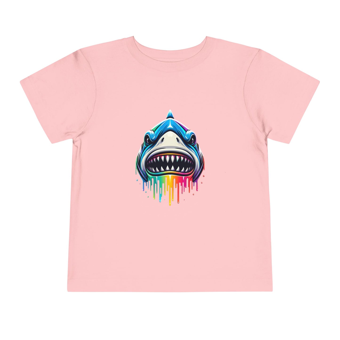 Colorful Shark Toddler Tee