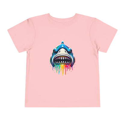 Colorful Shark Toddler Tee