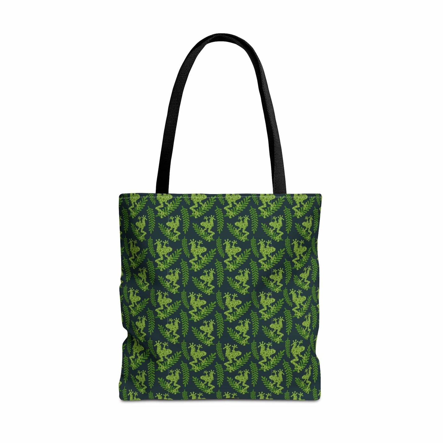 Emerald Canopy Frogs Canvas Tote Bag