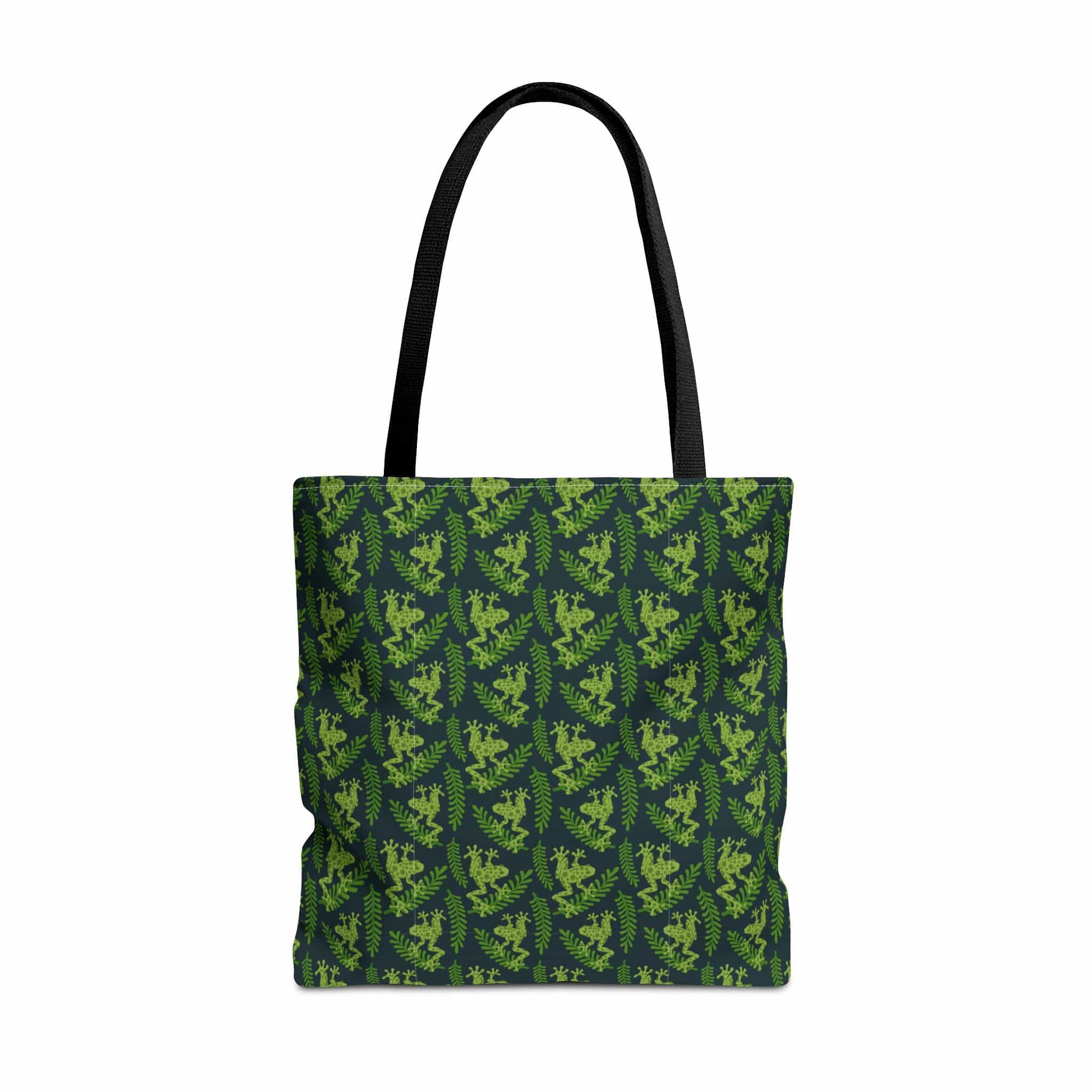 Emerald Canopy Frogs Canvas Tote Bag