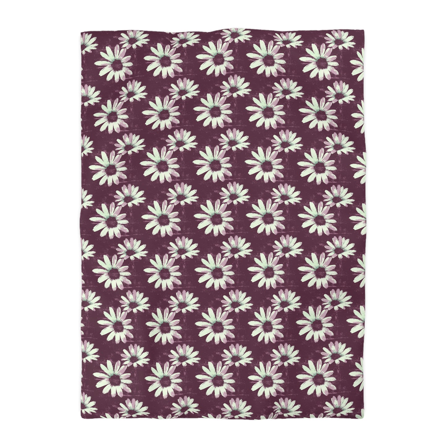 Purple Tide Petals Microfiber Duvet Cover