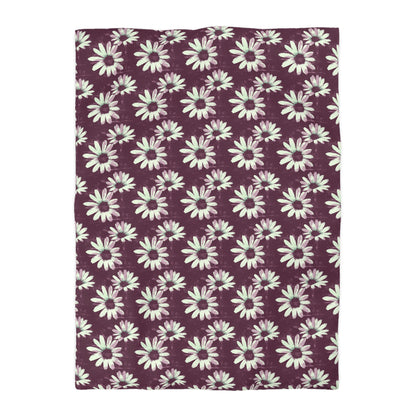 Purple Tide Petals Microfiber Duvet Cover