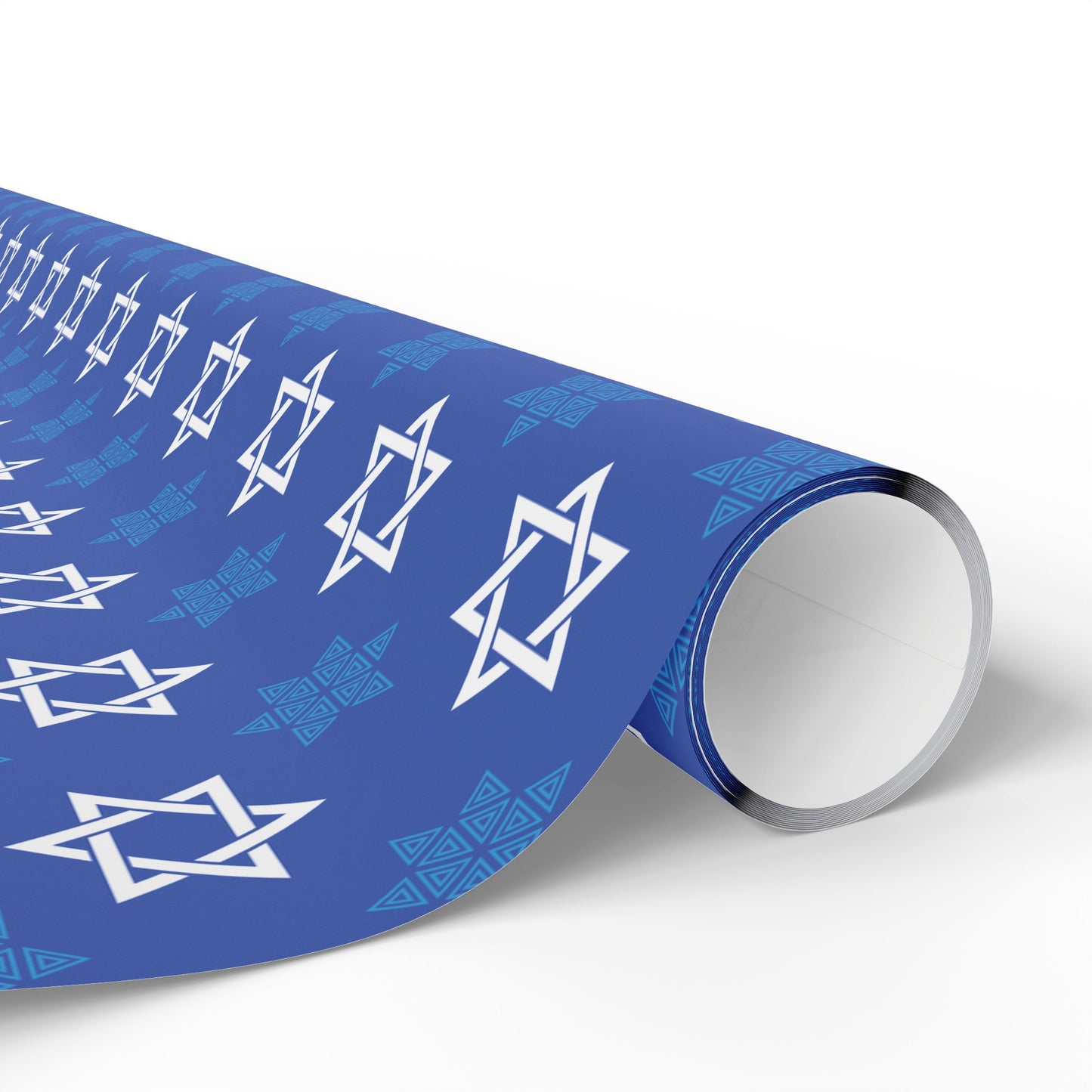 Star of David 4 Hanukkah Wrapping Paper
