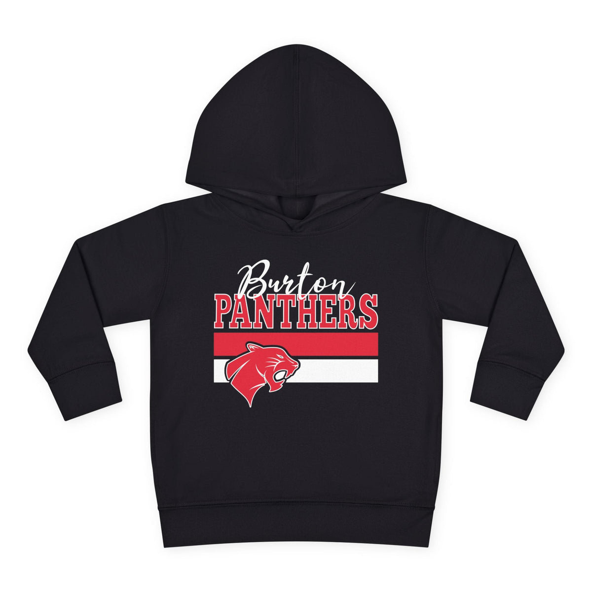 Burton Panthers w/Mascot & Stripes Toddler Hoodie