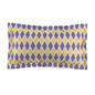 Purple/Yellow Harlequin Microfiber Pillow Sham