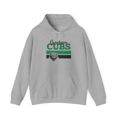 Brenham Cubs w/Mascot & Stripes Adult Heavy Blend™ Hoodie