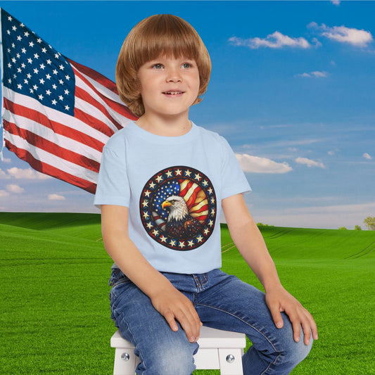 Stained Glass Eagle Heavy Cotton™ Toddler T-shirt