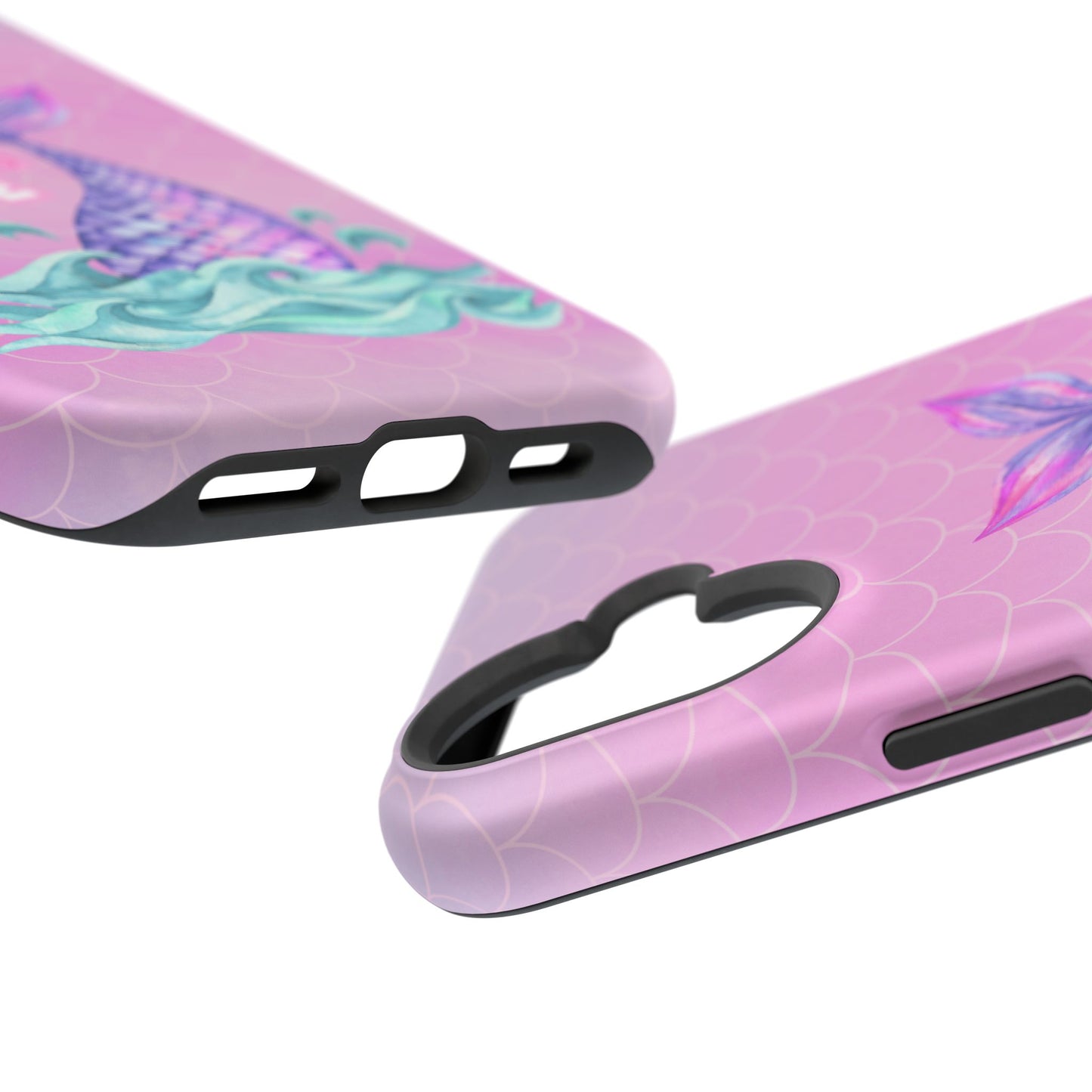Pink Mermaid Life MagSafe® Compatible Tough Case for iPhone