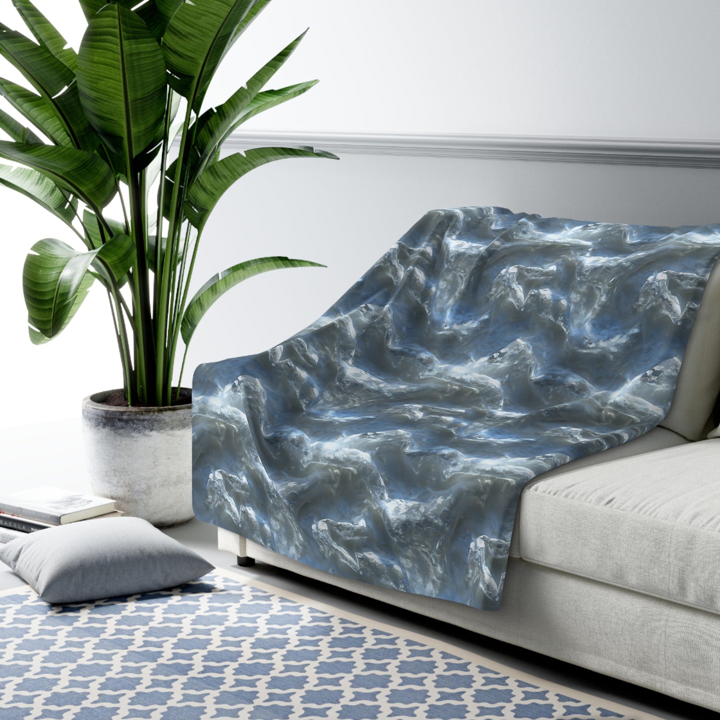 Snowdrift Sheer & Lace Basic Bedding Set