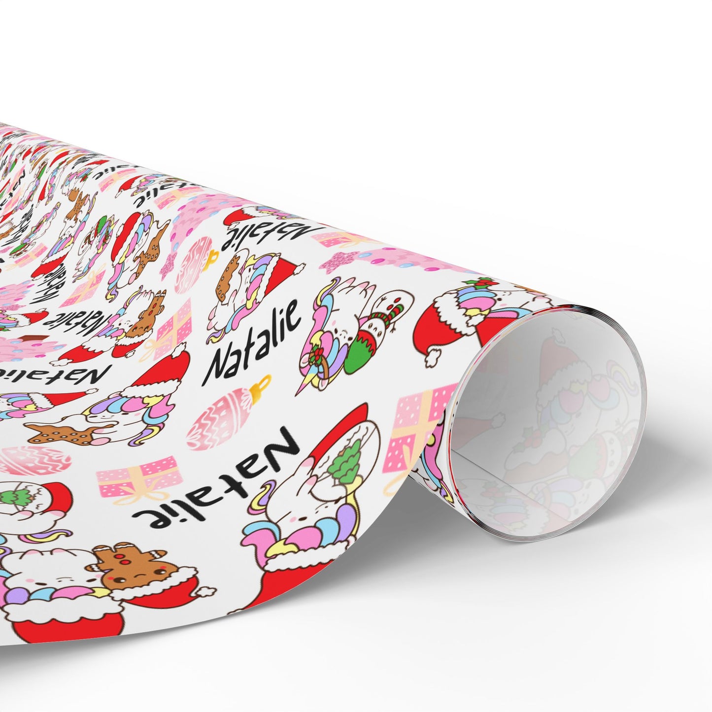 Custom Christmas Unicorn Wrapping Paper