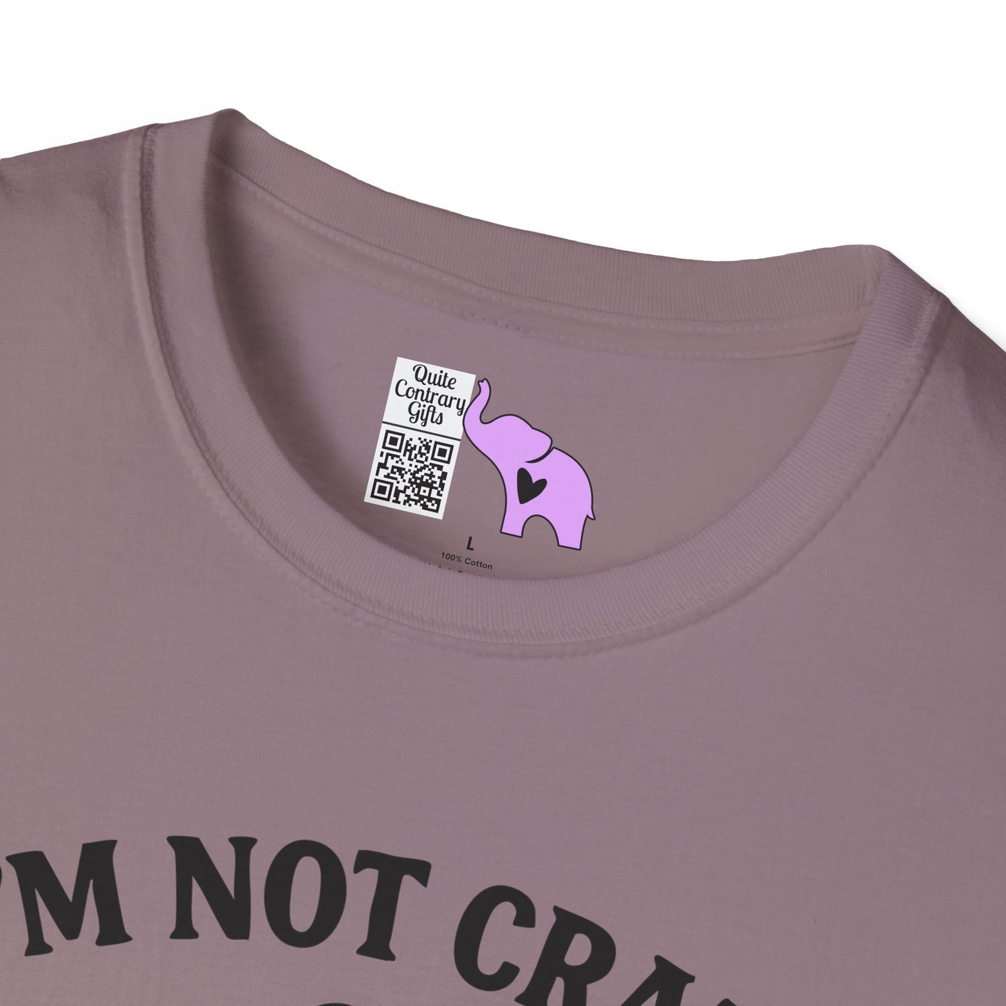 I'm Not Crazy I'm Spicy Adult T-shirt