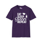 Eat Sleep Soccer Repeat Adult T-shirt