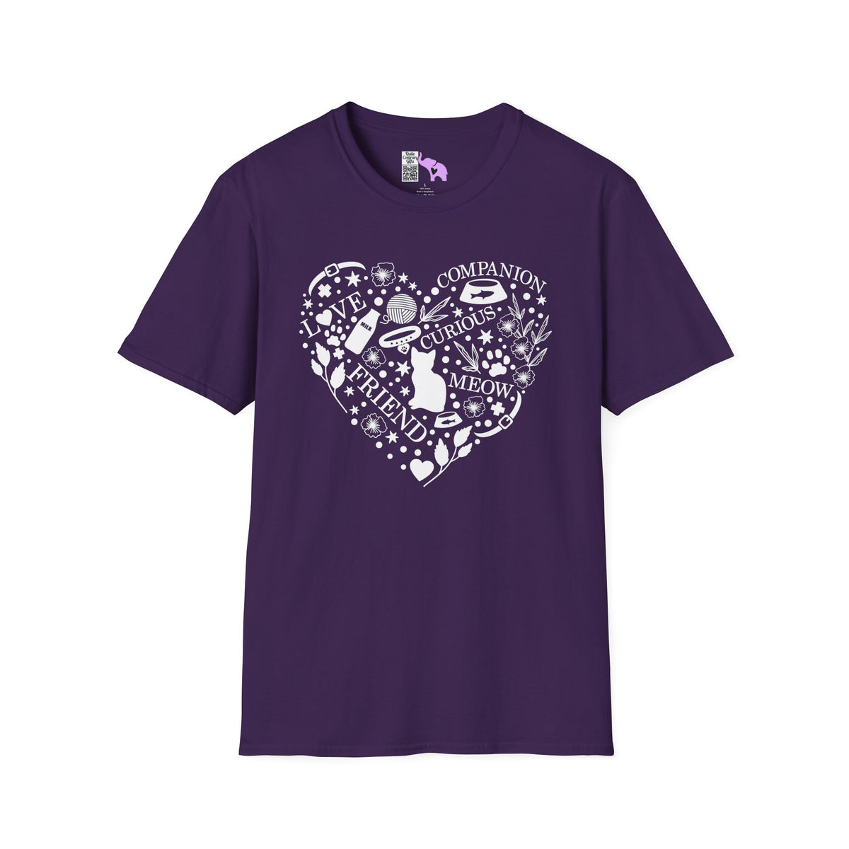Cats Fill My Heart Adult T-shirt