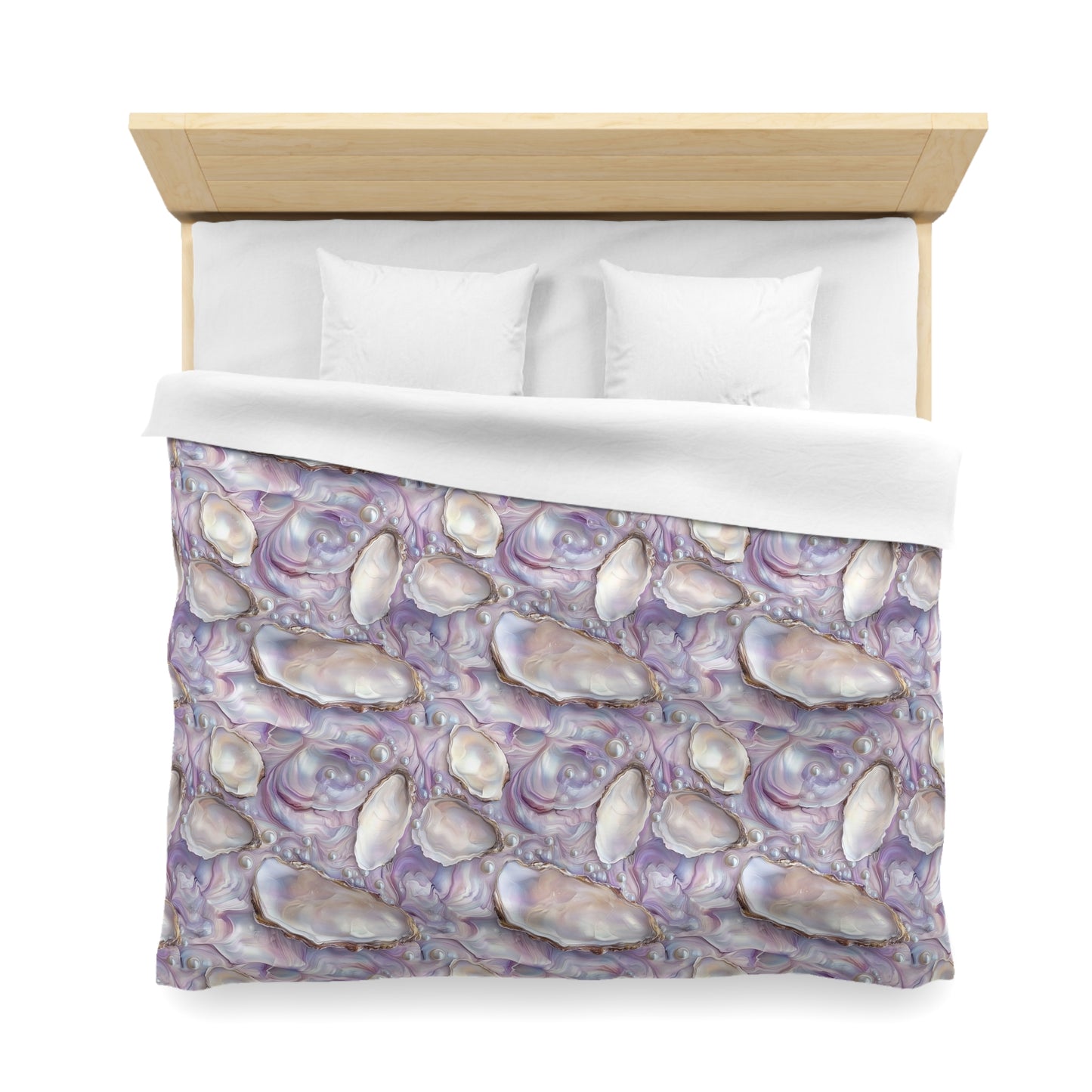 Purple Opalescent Dreams Microfiber Duvet Cover