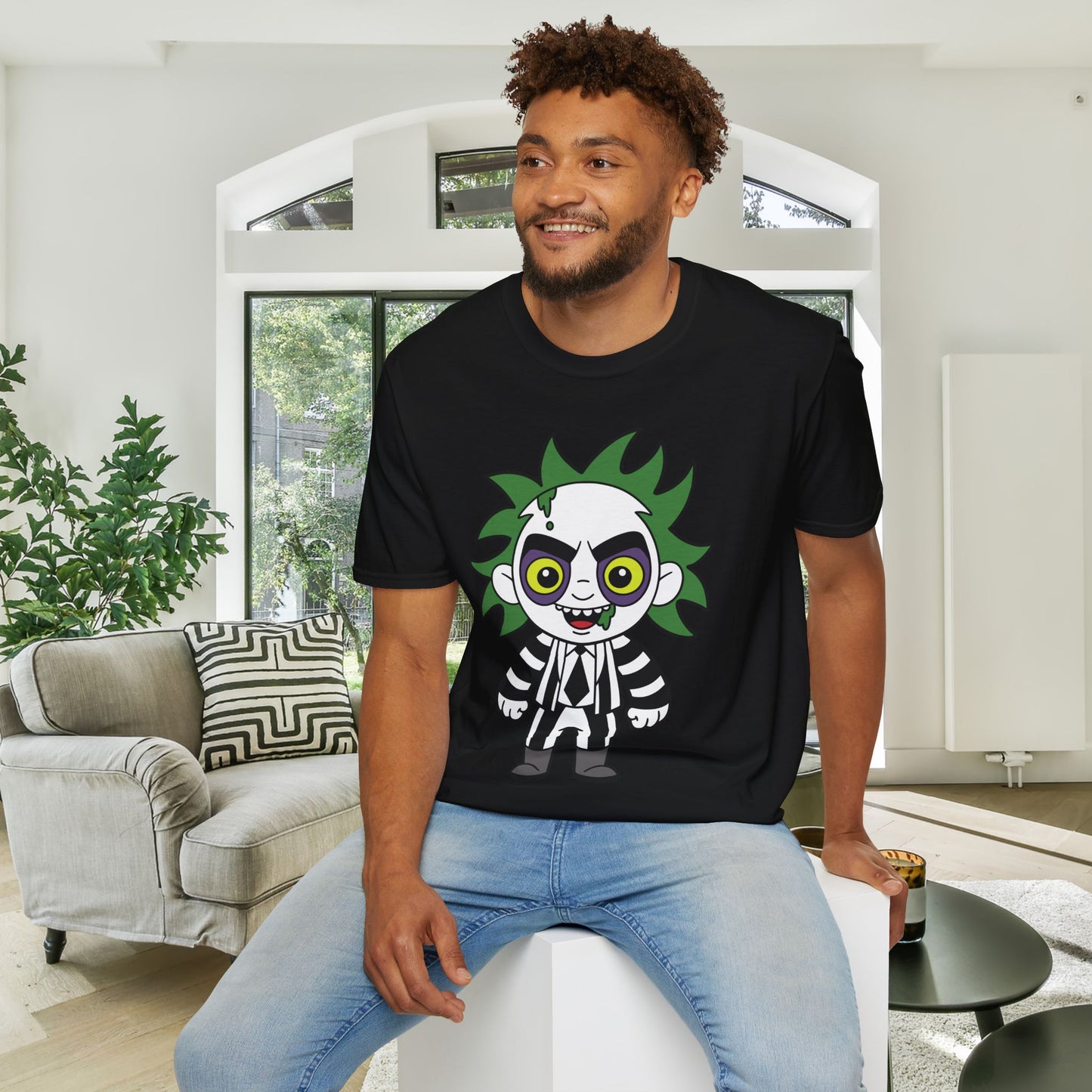 Beetlejuice (Colorful) Adult T-shirt