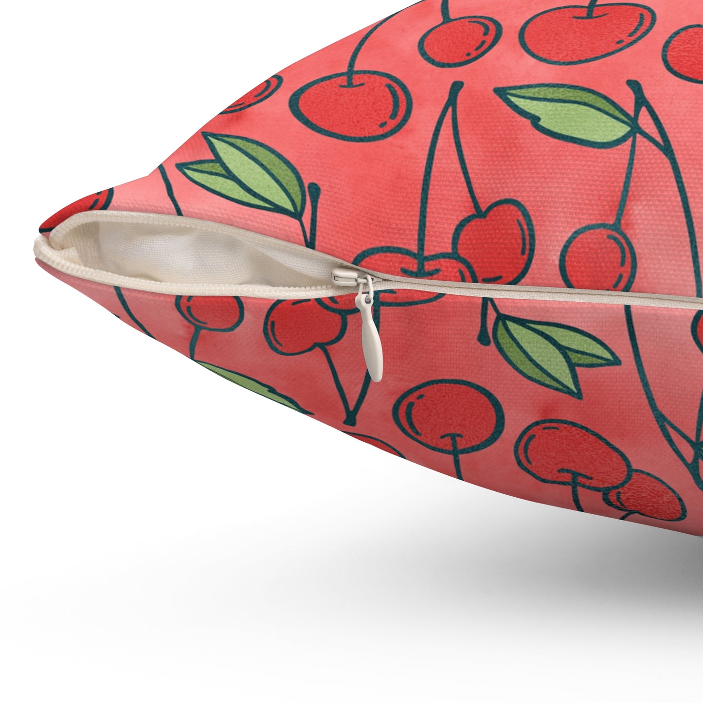Cherry Bombshell Throw Pillow