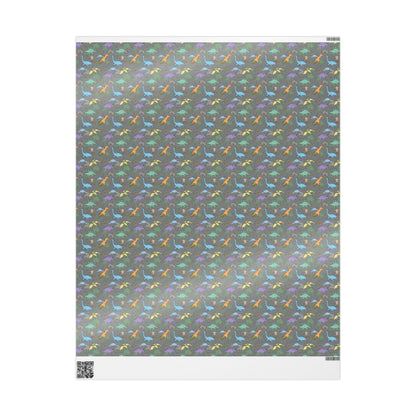 Prehistoric Playtime Wrapping Paper