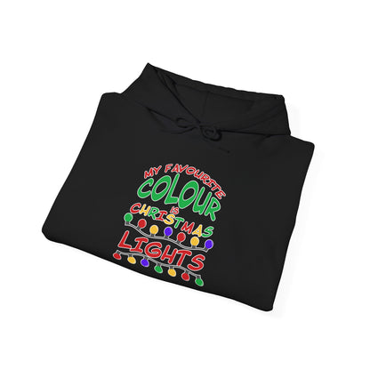 My Favourite Colour Is Christmas Lights  Adult Heavy Blend™ Hooded Sweatshirt