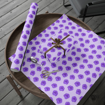 Lilac Mist Peonies Wrapping Paper