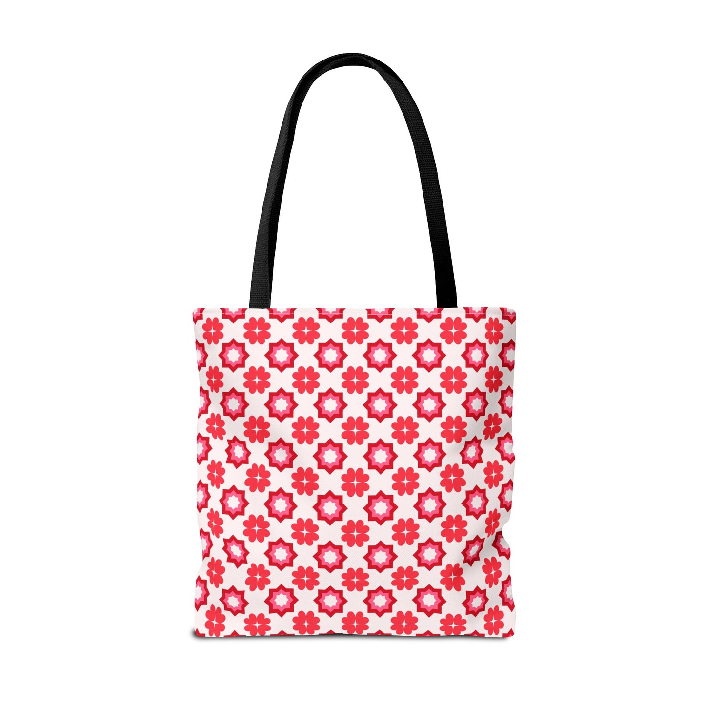 Scarlet Star Garden Canvas Tote Bag