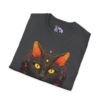 Creepy Black Cats 2 Adult T-shirt
