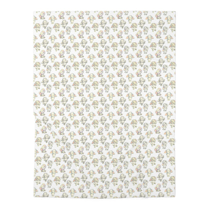 Dancing Elephants Swaddle Blanket