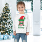 I'm The Cousin Elf Personalized Toddler Long Sleeve Tee