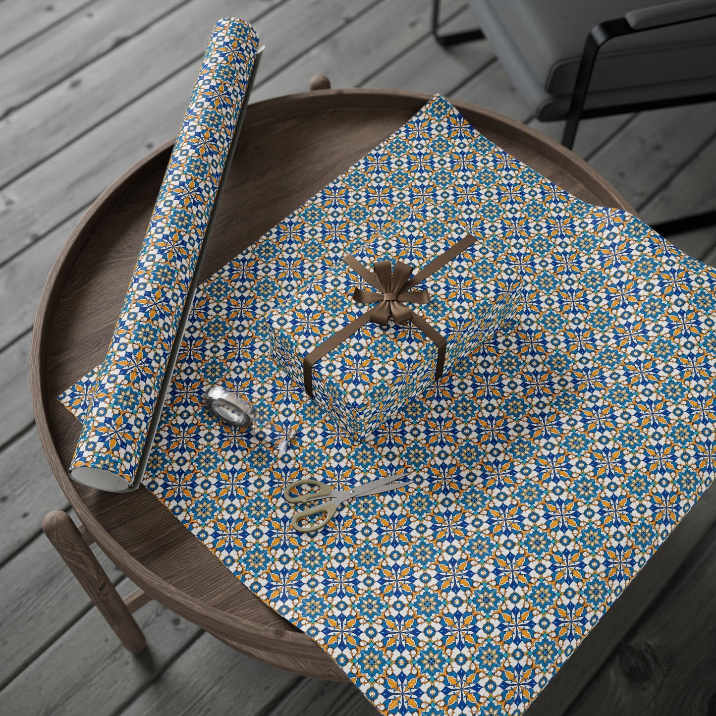 Talavera Sunburst Wrapping Paper