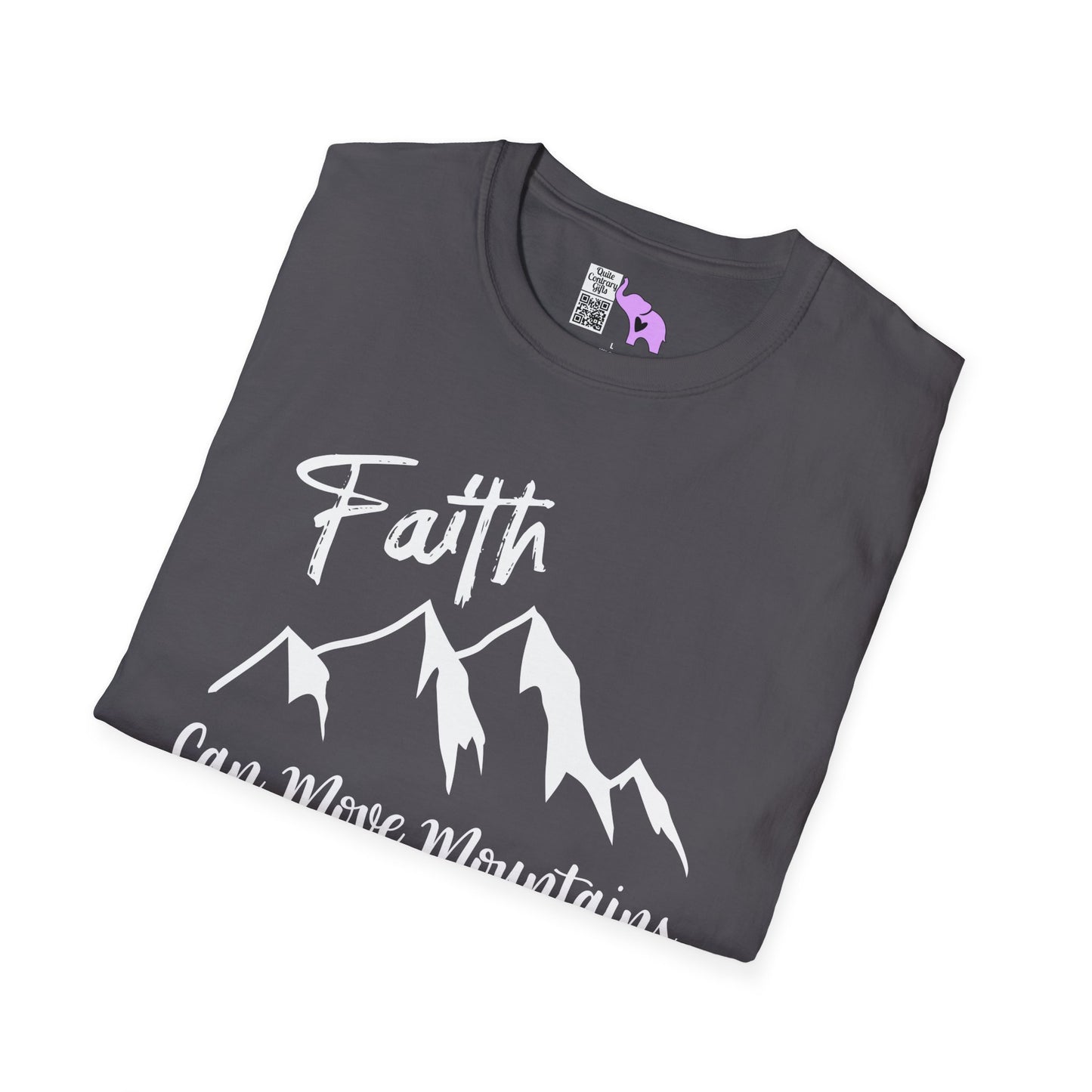 Faith Can Move Mountains Adult T-shirt
