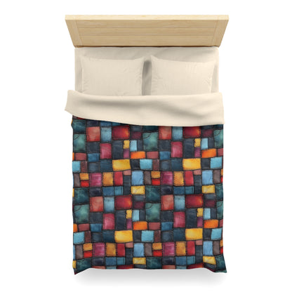Colorblock Craze Microfiber Duvet Cover