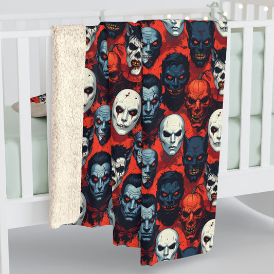 Nightmare Squad Sherpa Fleece Blanket