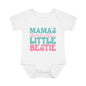 Mama's Dramatic Little Bestie Baby Rib Bodysuit