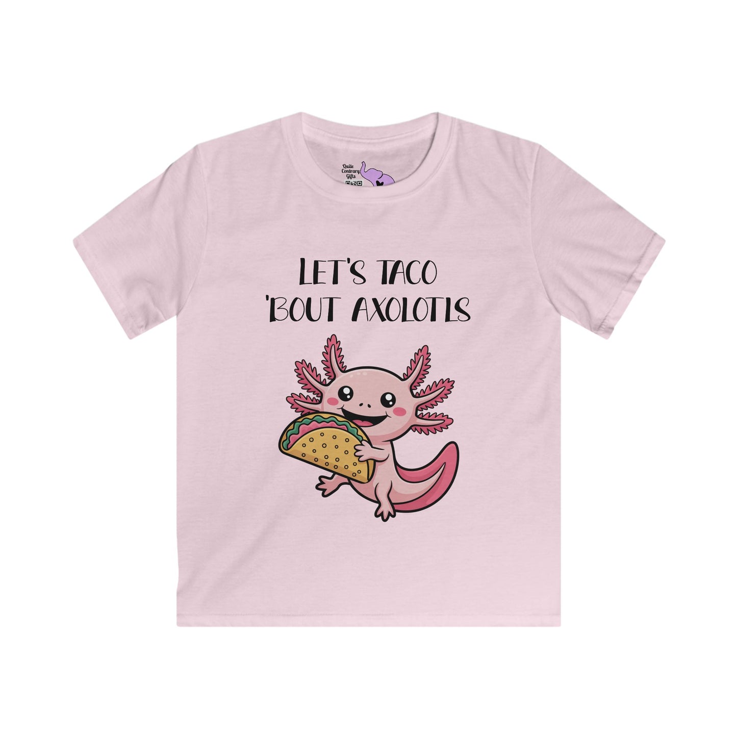 Let's Taco 'Bout Axolotls Youth Softstyle Tee