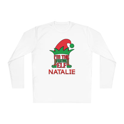 I'm The Festive Elf Adult Long Sleeve Tee