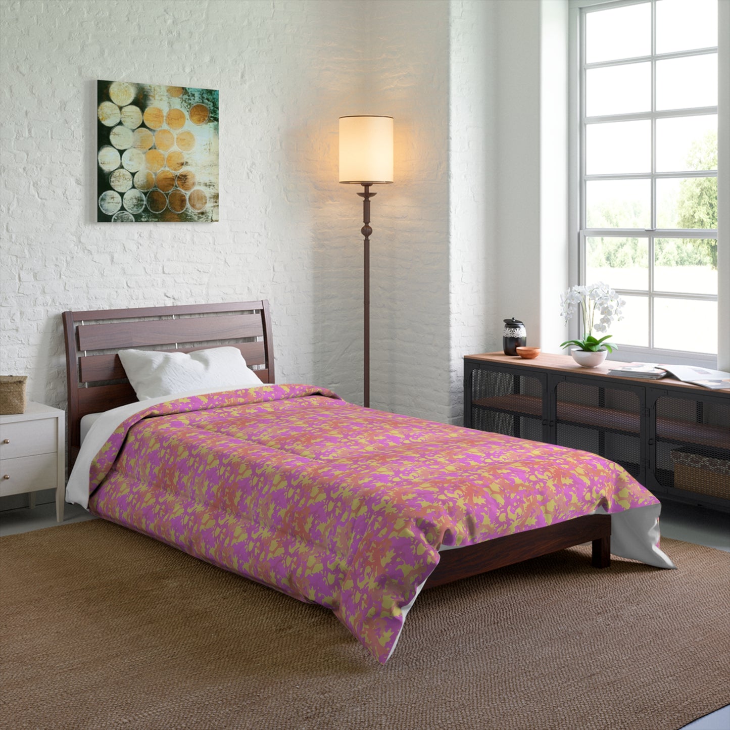 Sunset Sorbet Camo Basic Bedding Set