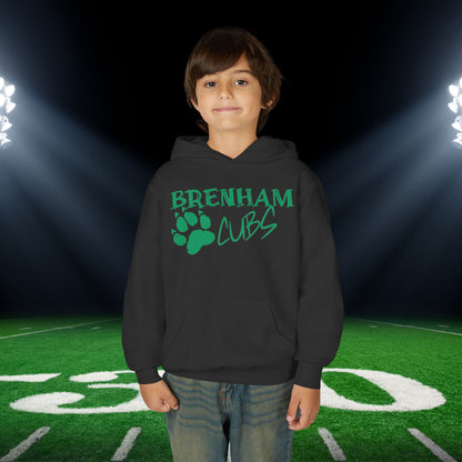 Brenham Cubs w/Claws Youth Heavy Blend Hoodie
