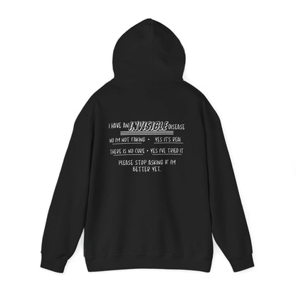 I'm An Invisible Warrior Heavy Blend™ Hooded Sweatshirt