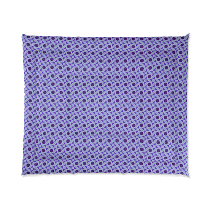 Violet Pinwheels Comforter