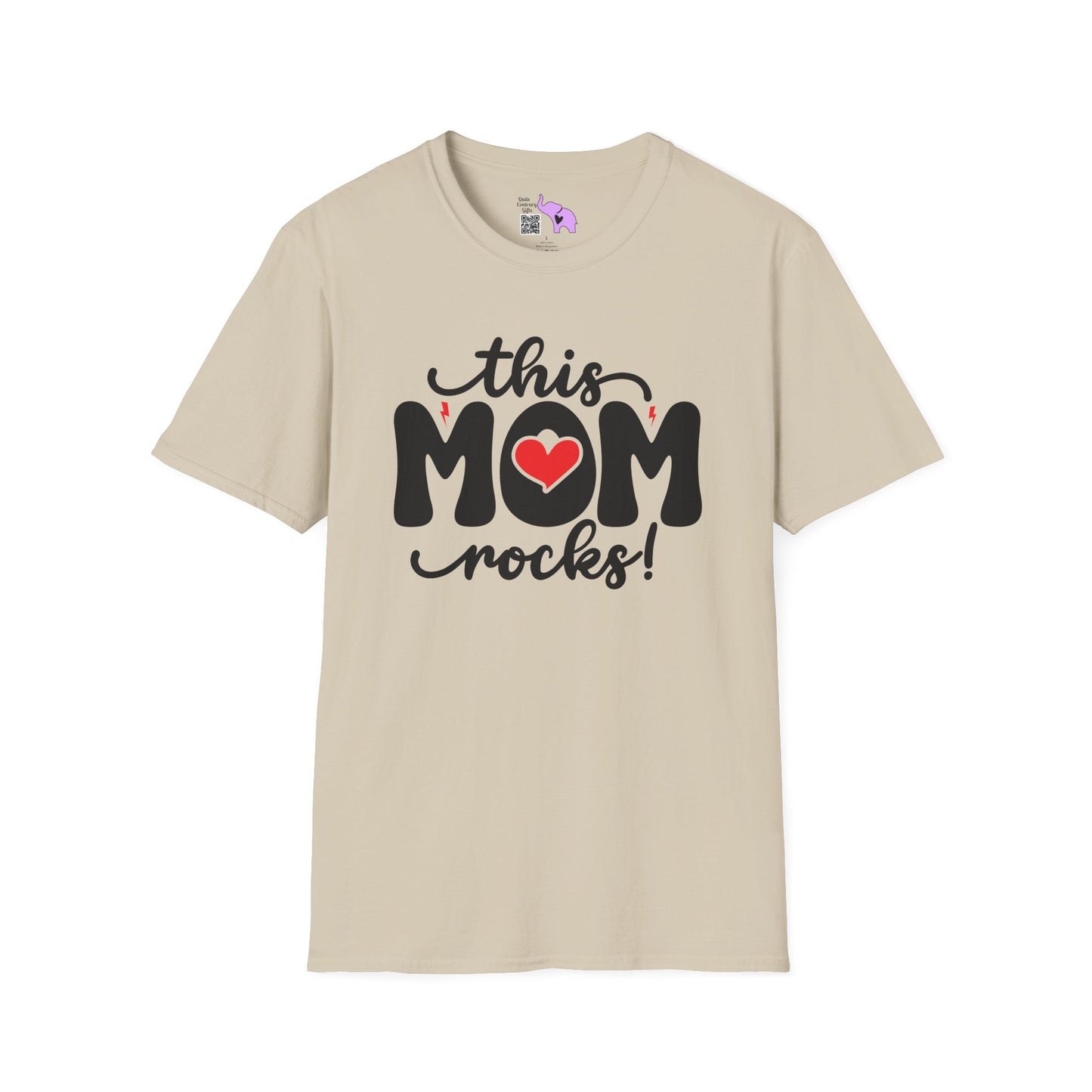This Mom Rocks Adult T-shirt