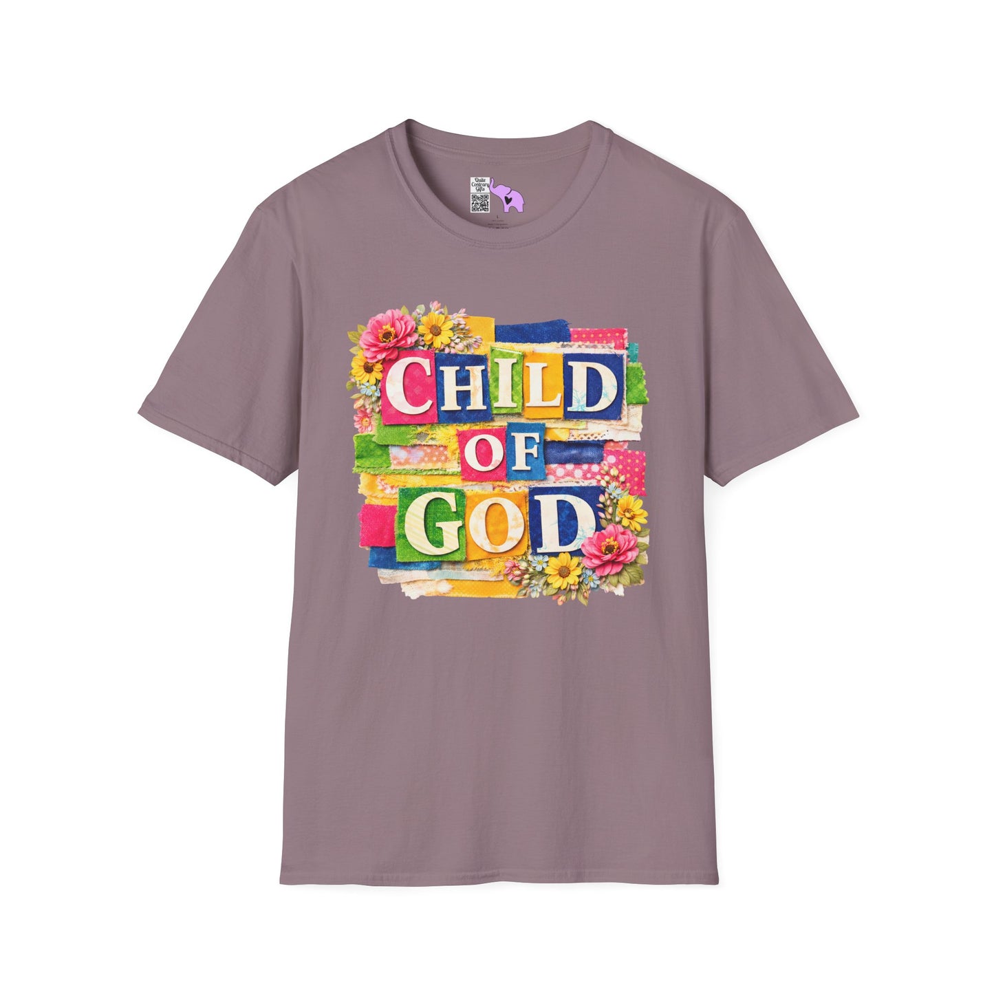Child of God (Lace Collage) Adult T-shirt