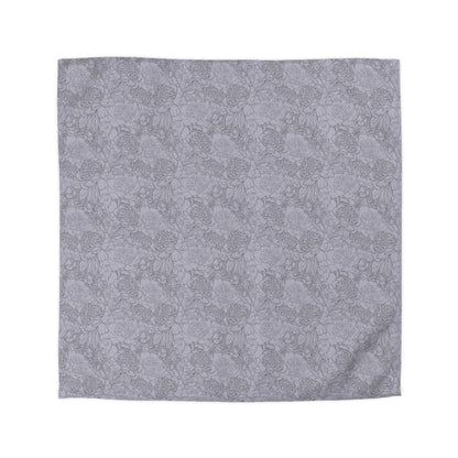 Dusty Bloom Microfiber Duvet Cover