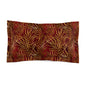 Crimson Palm Veil Pillow Sham