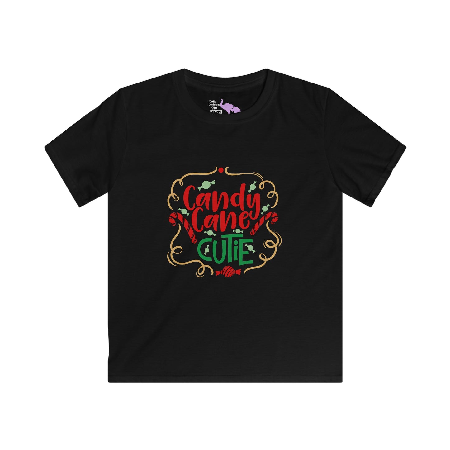 Candy Cane Cutie Youth Softstyle Tee