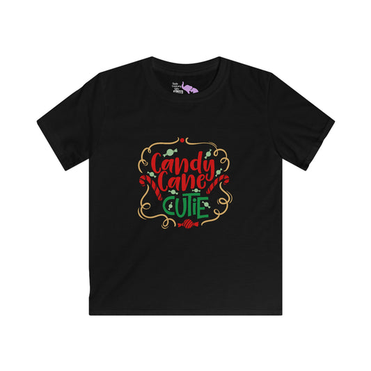 Candy Cane Cutie Youth Softstyle Tee