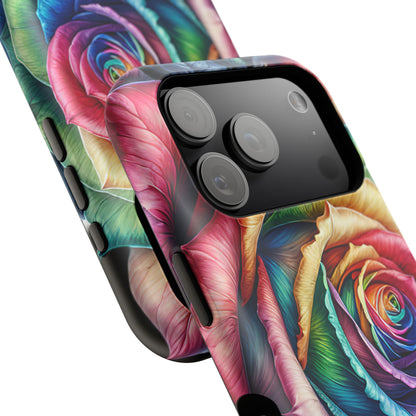 Colorful Rose MagSafe® Compatible Tough Case for iPhone